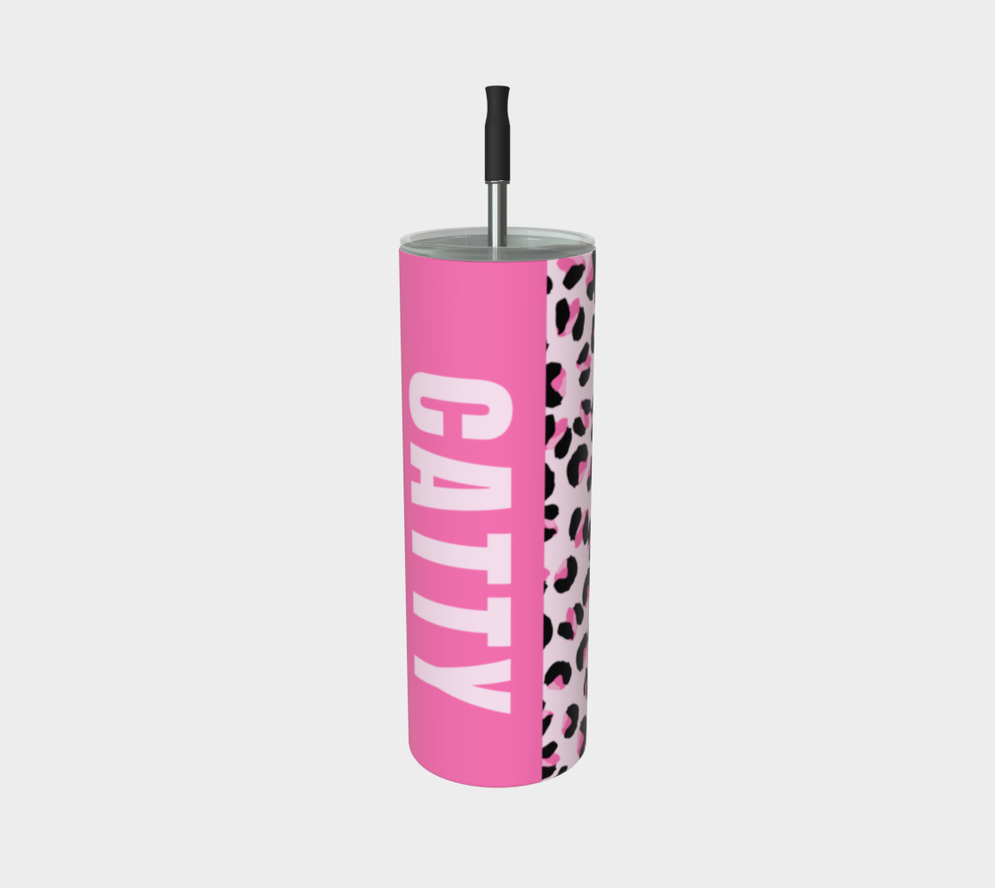 Catty Pink Panther Tumbler