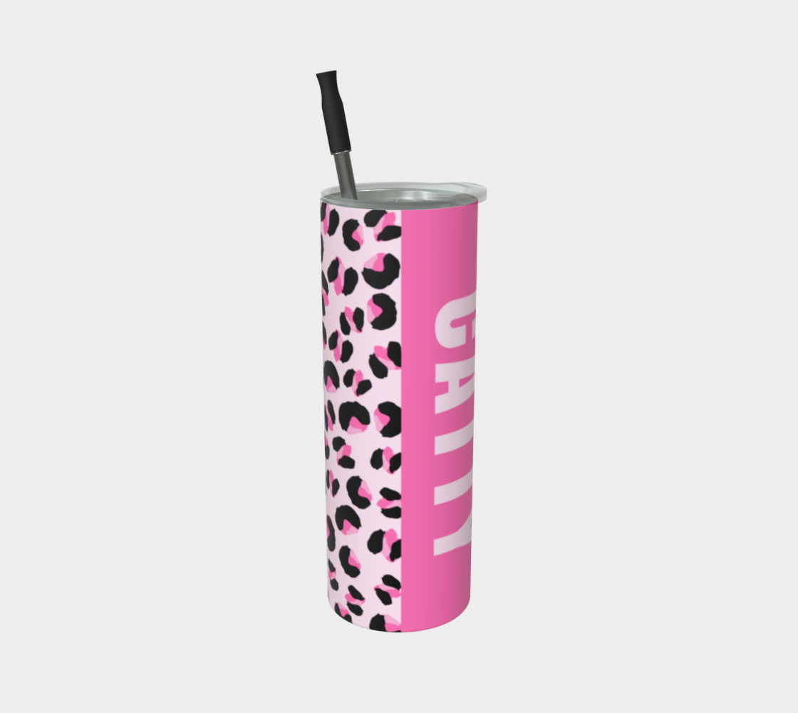 Catty Pink Panther Tumbler