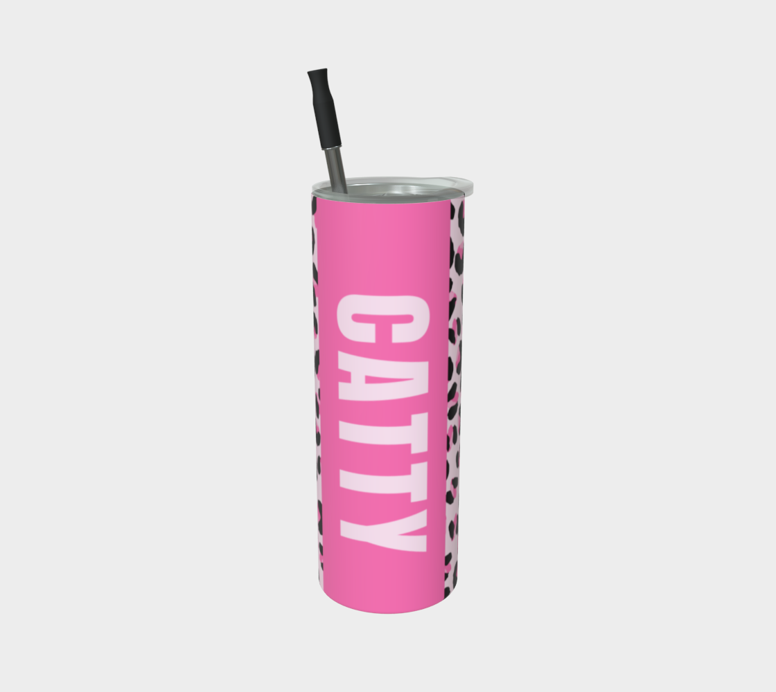 Bratty Catty Pink Panther Tumbler