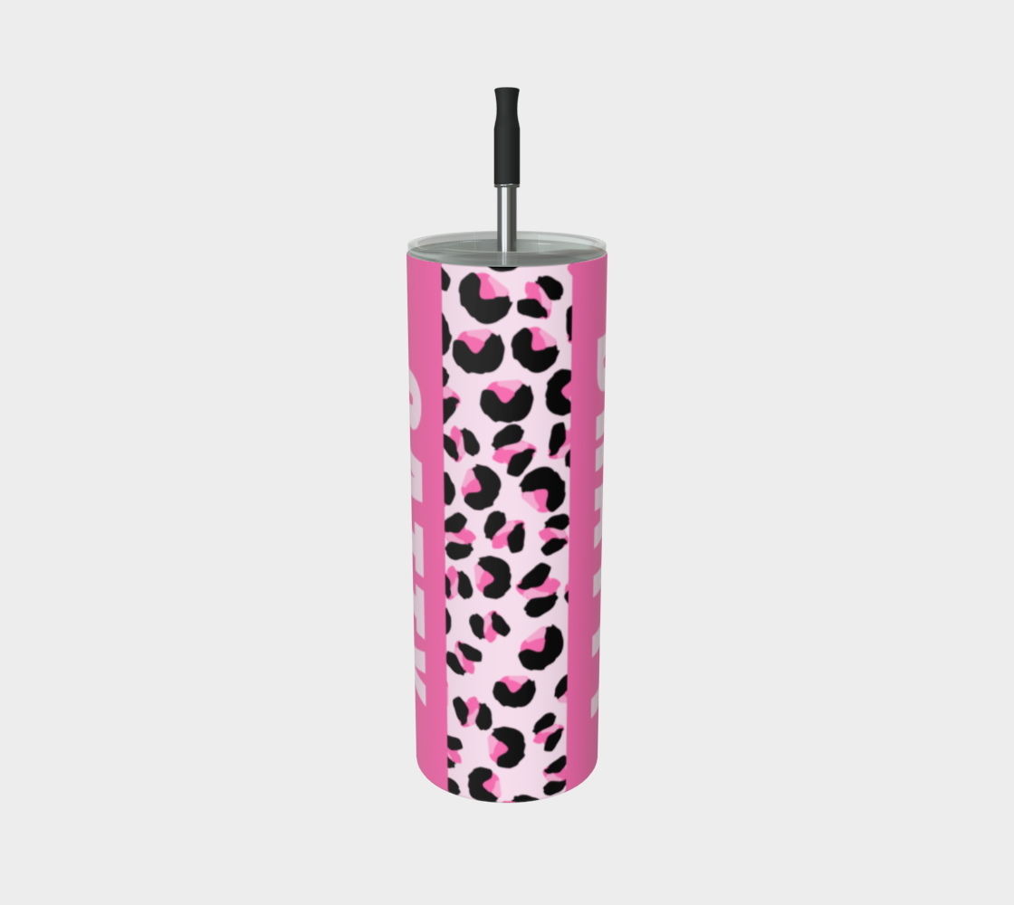 Bratty Catty Pink Panther Tumbler