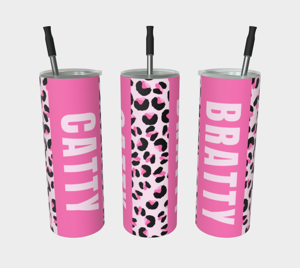 Bratty Catty Pink Panther Tumbler