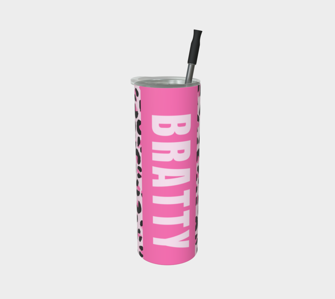 Bratty Catty Pink Panther Tumbler